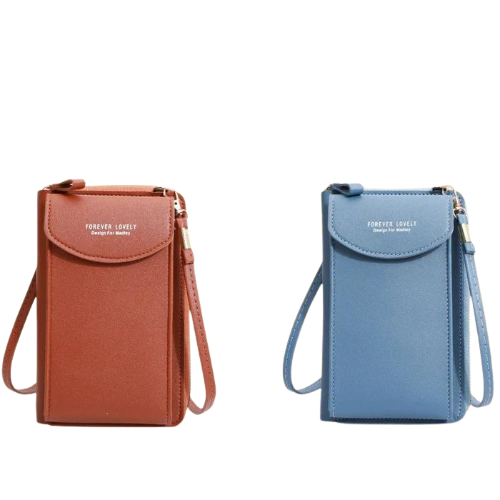 Bolsa Feminina de Couro Transversal - TrendyChic - Compre 1 e Leve 2