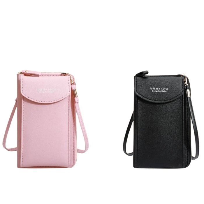 Bolsa Feminina de Couro Transversal - TrendyChic - Compre 1 e Leve 2