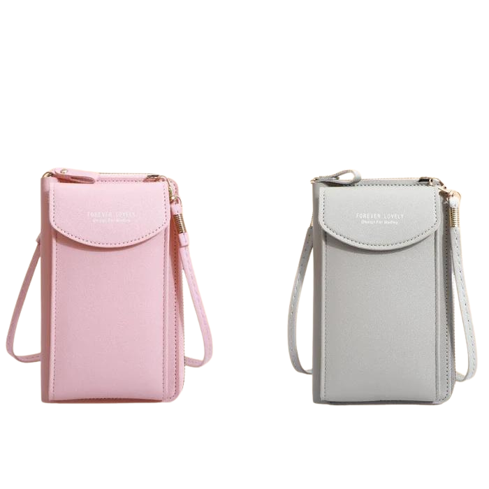 Bolsa Feminina de Couro Transversal - TrendyChic - Compre 1 e Leve 2