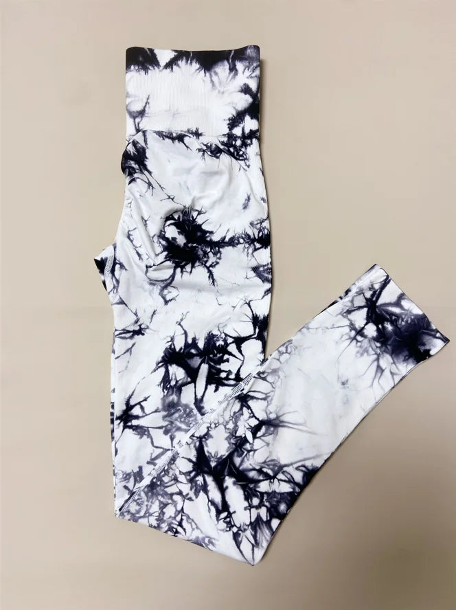 Calça Legging Feminina Tie Dye Push Up