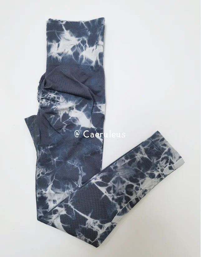 Calça Legging Feminina Tie Dye Push Up