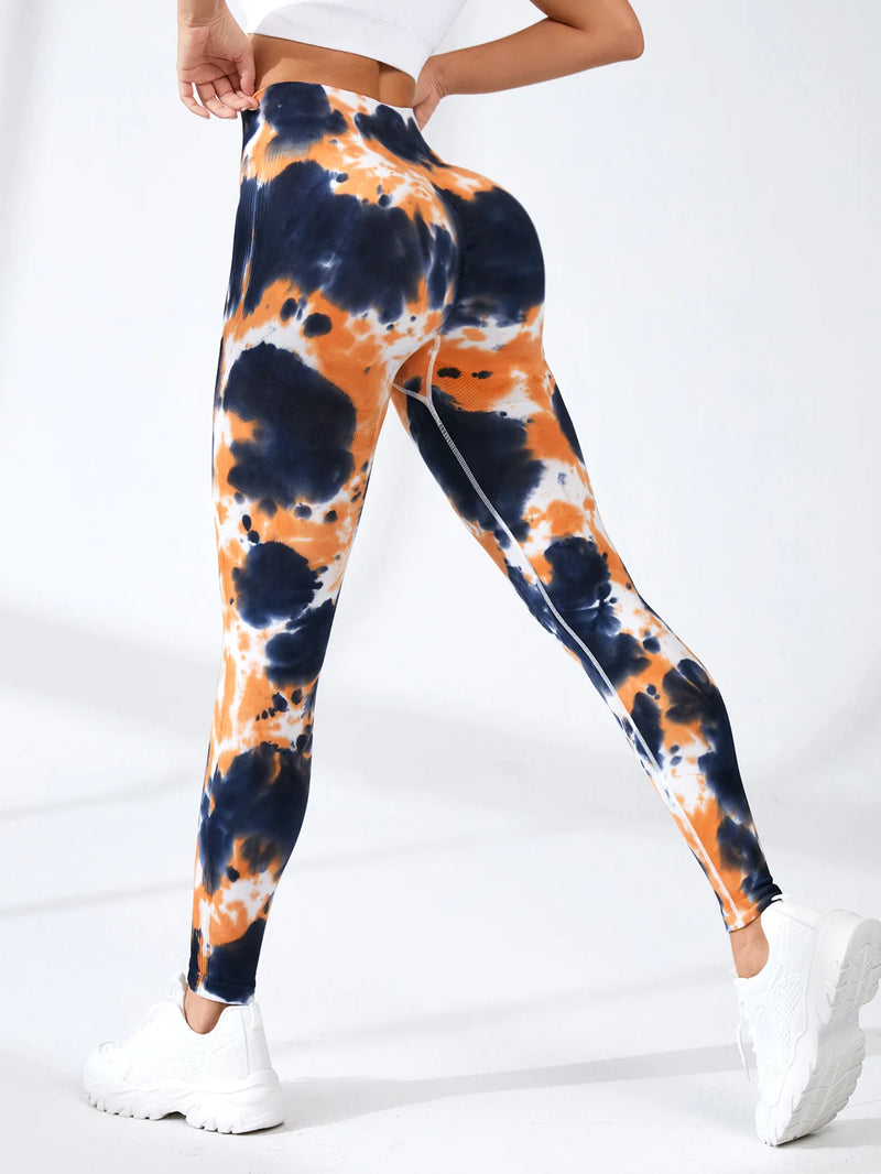 Calça Legging Feminina Tie Dye sem Costura - FlexDye