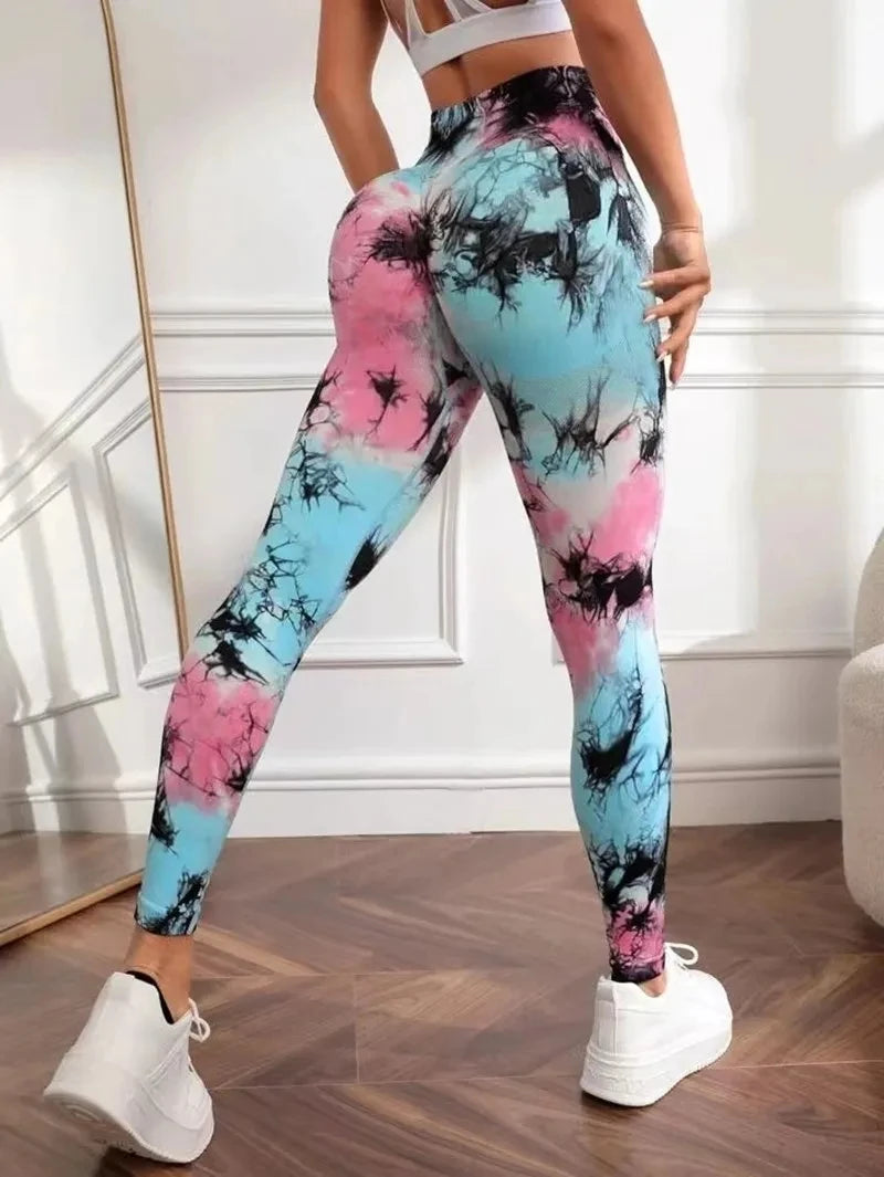 Calça Legging Feminina Tie Dye sem Costura - FlexDye