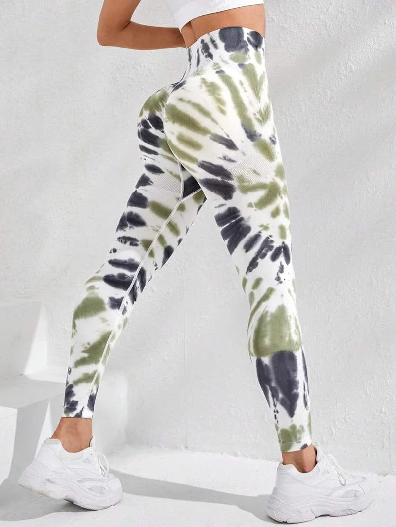 Calça Legging Feminina Tie Dye sem Costura - FlexDye