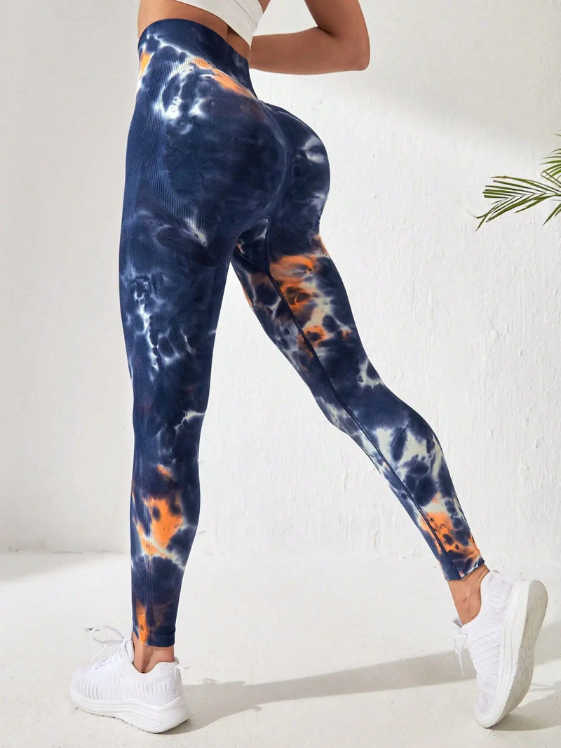 Calça Legging Feminina Tie Dye sem Costura - FlexDye