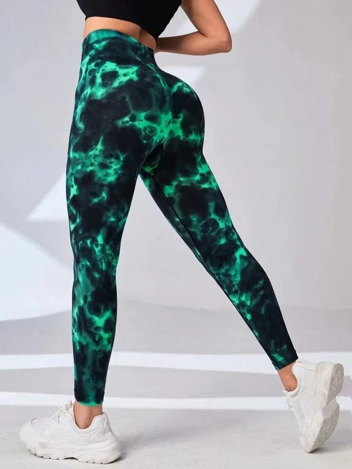 Calça Legging Feminina Tie Dye sem Costura - FlexDye