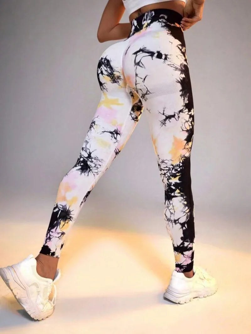 Calça Legging Feminina Tie Dye sem Costura - FlexDye