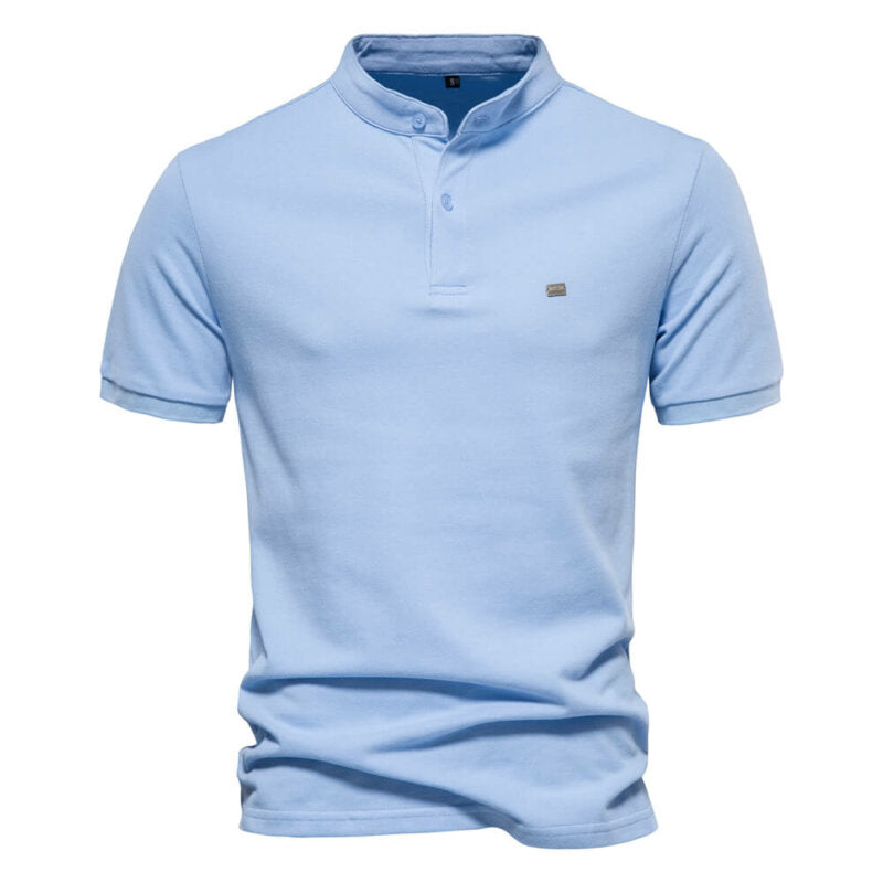 Camisa Polo Masculina Clássica em Algodão