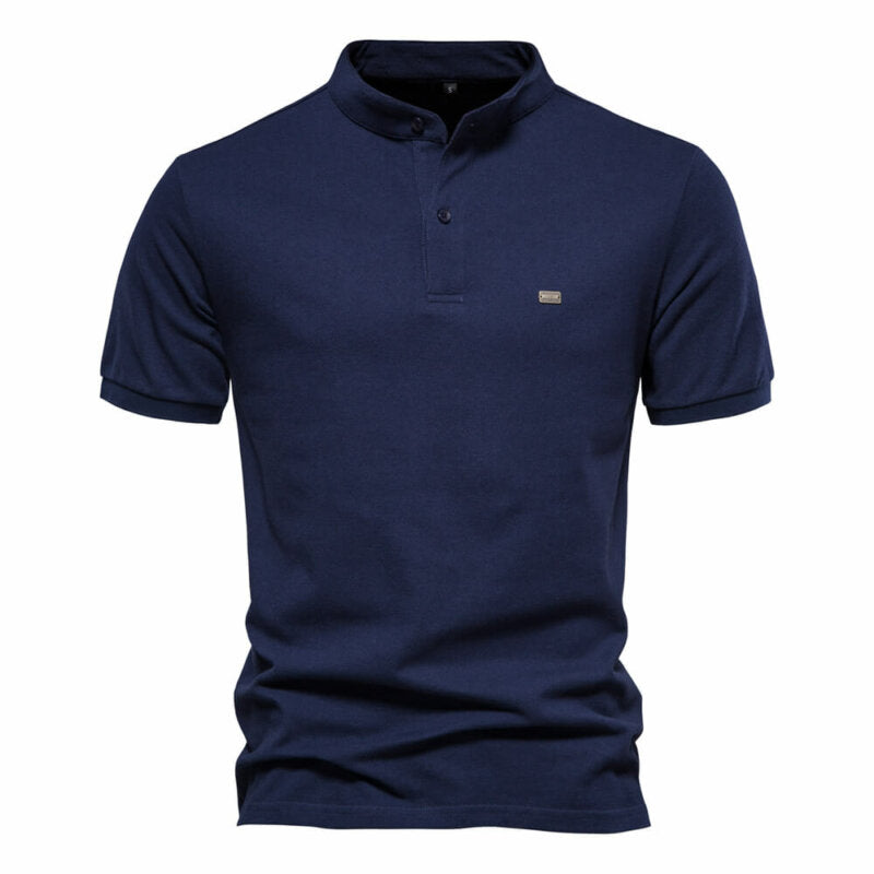 Camisa Polo Masculina Clássica em Algodão