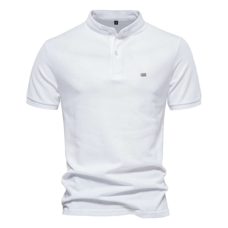 Camisa Polo Masculina Clássica em Algodão