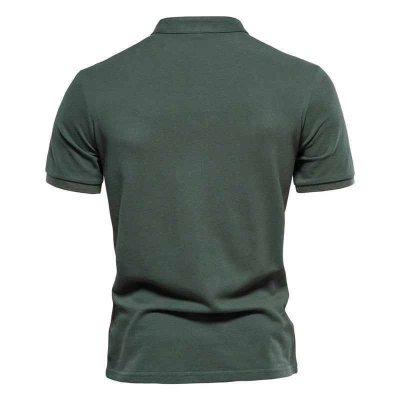 Camisa Polo Masculina Clássica em Algodão