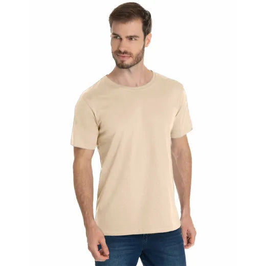 Camiseta Masculina Básica de Algodão - SoftTouch