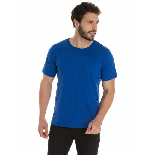 Camiseta Masculina Básica de Algodão - SoftTouch