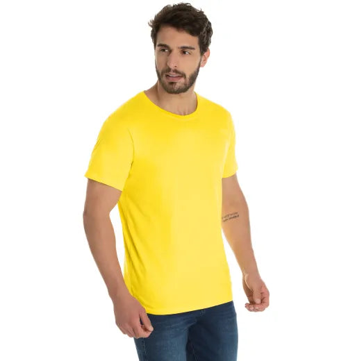 Camiseta Masculina Básica de Algodão - SoftTouch