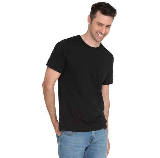 Camiseta Masculina Básica de Algodão - SoftTouch