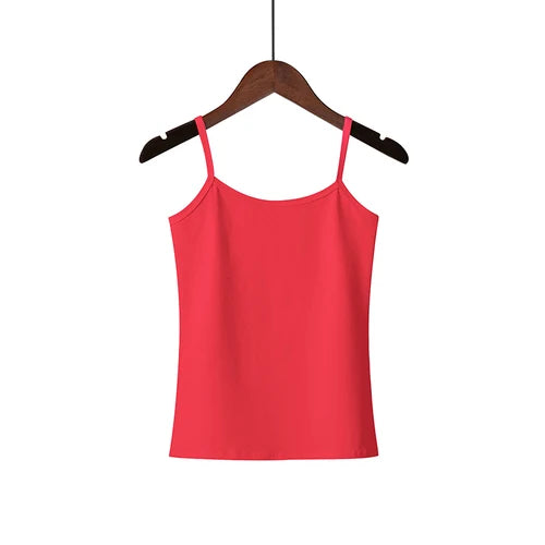 Regata Feminina Vermelho Claro - Roupa Bacana