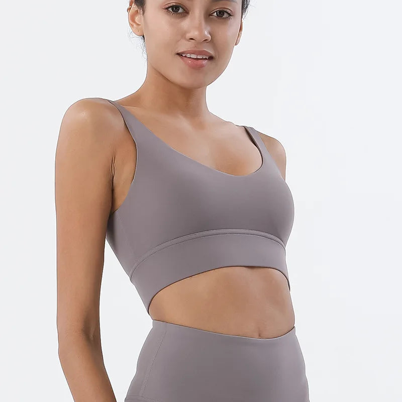 Top Esportivo Feminino de Nylon - PowerFlex