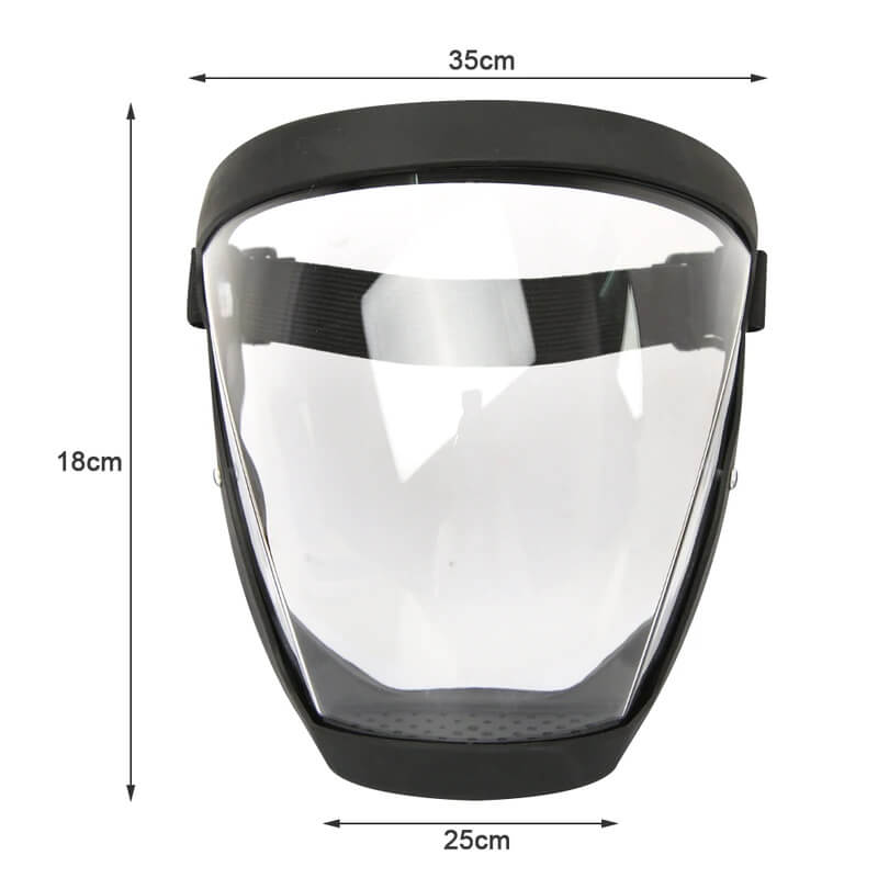 Máscara de Proteção Indestrutível Anti Embaçante Face Shield